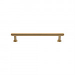 M Marcus Heritage Brass Stepped Design Cabinet Pull with 16mm Rose 128mm Centre to Centre